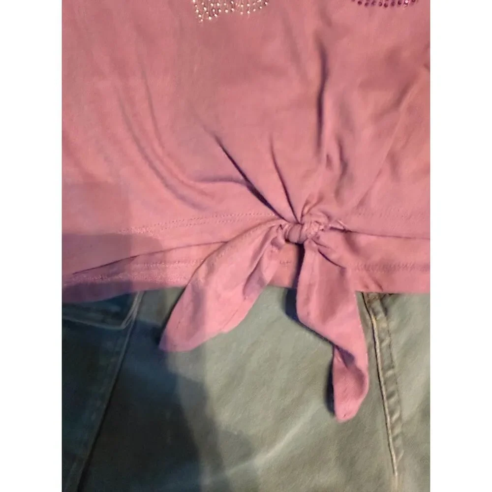 BEBE shirt and short set med 10/12